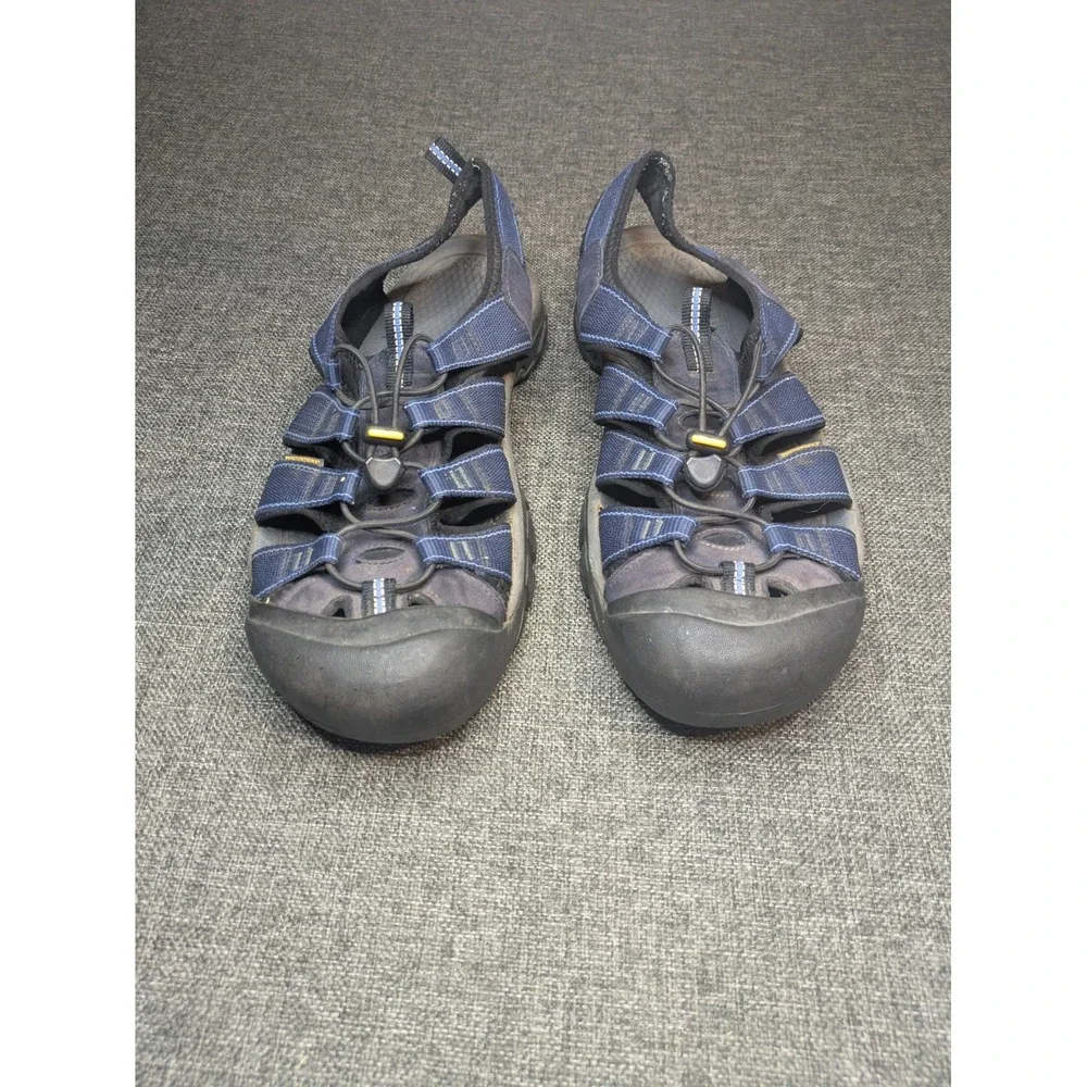 Keen Newport H2 Mens Closed Toe Hiking Water Sandals Navy Blue Shoes Size 11.5